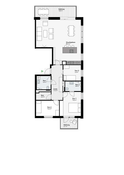 Leilighet 5-1001