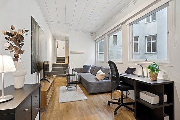Velkommen til Elvegata 18 - og denne praktiske selveierleiligheten på 29m².