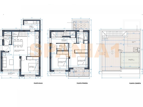 Plantegning av villaen
