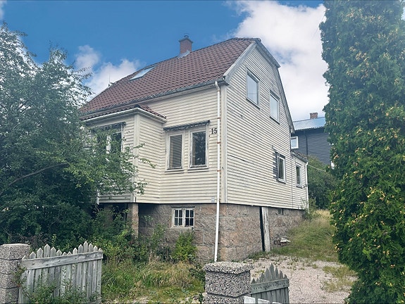 Yttervegger i reisverk med liggende kledning (Privat bilde)