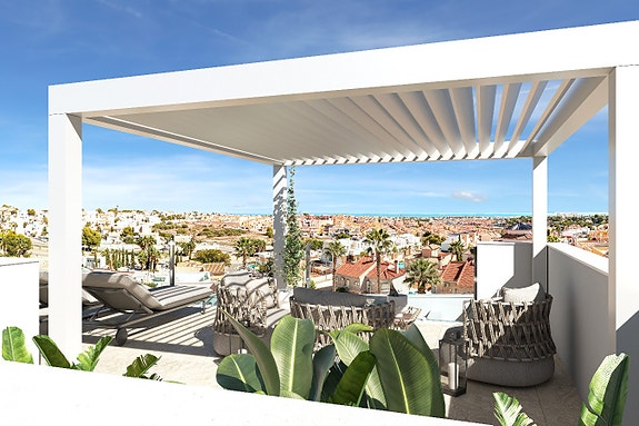 Takterrasse (Pergola er tilvalg)