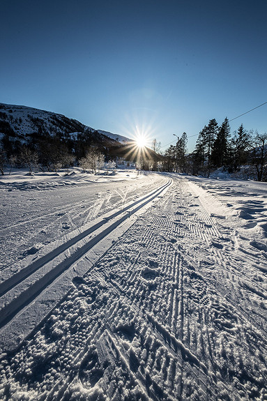 2 km lysløyper og 10km rundløype