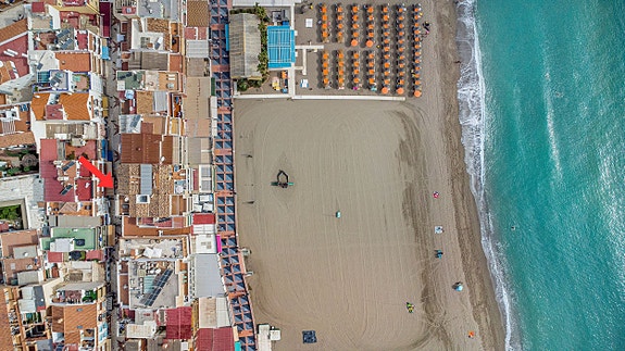 Andre linje fra stranden