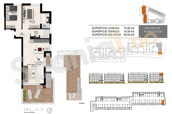 Plantegning fra leiligheten