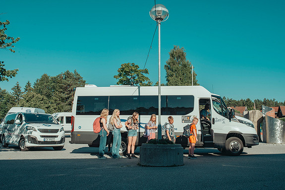 Minibusser i forskjellige størrelser