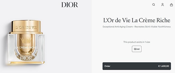 Dior L'Or de Vie La Crème & L'Or de Vie La Crème Riche 5 ml hver