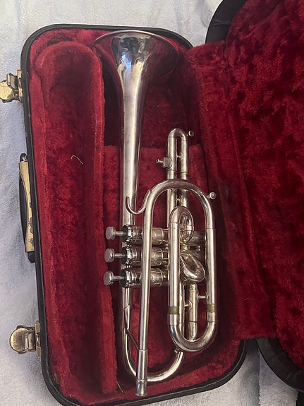 Brukt Getzen 300 Series Elkhorn , Wis U.S.A Trumpet Serial # M9361