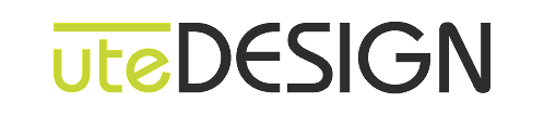 uteDESIGN AS logo