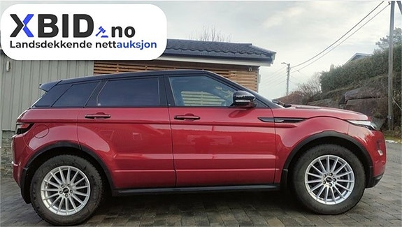 Auksjon: Land Rover Range Rover Evoque - 2012 - Rød - 150 hk ...