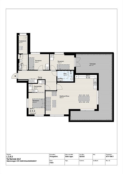Plantegning leil. 2.4.3