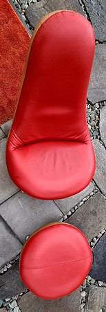 4 stk. tøffe retro stoler fra Hotell Norge i Bergen.