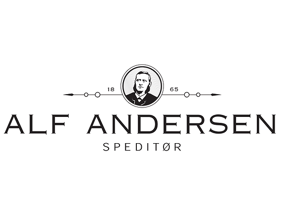 Alf Andersen AS er et av Norges eldste speditørfirmaer logo