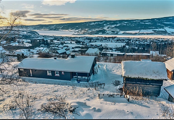 utsikt fra tomt