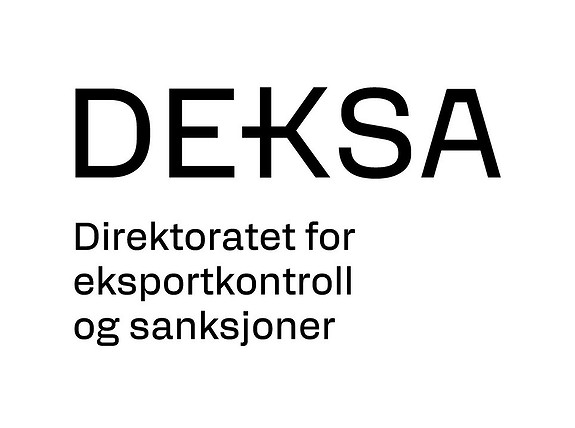 Direktoratet for eksportkontroll og sanksjoner DEKSA logo