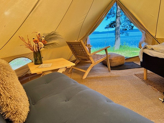 Glamping interiør