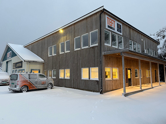 Lokalene til TEFT Entre AS i Svolvær