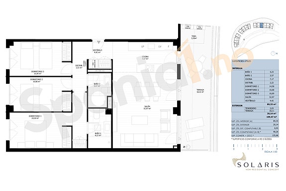 Plantegning av leiligheten