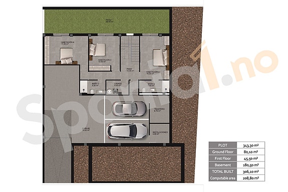 Plantegning underetasje