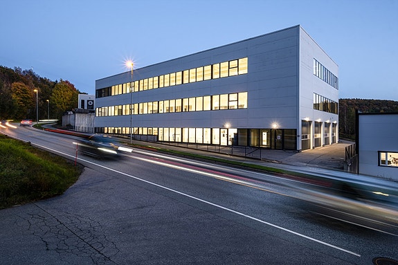 Bygget har meget god profilering