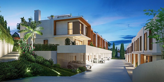 Rekkehus nær Marbella med 4 soverom og 3 bad | Gangavstand til strand og alle fasiliteter | Garasje og bod