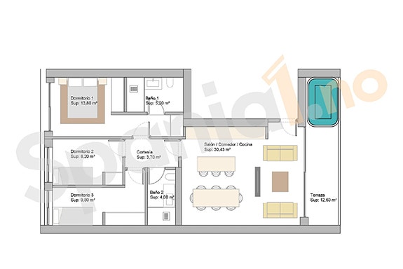 NY PENTHOUSE  | Stor privat takterrasse | Eksklusivt prosjekt med takbasseng, spa og høy komfort
