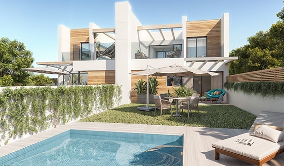 NYBYGG! Moderne rekkehus med 3 soverom og 2 bad | Stor uteplass med mulighet for basseng