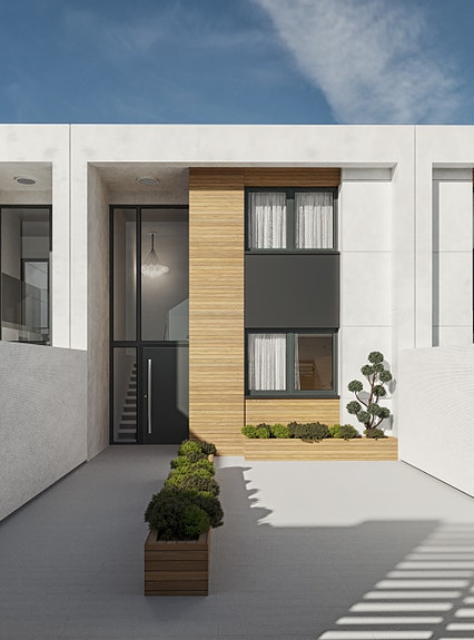 NYBYGG! Moderne rekkehus med 3 soverom og 2 bad | Stor uteplass med mulighet for basseng