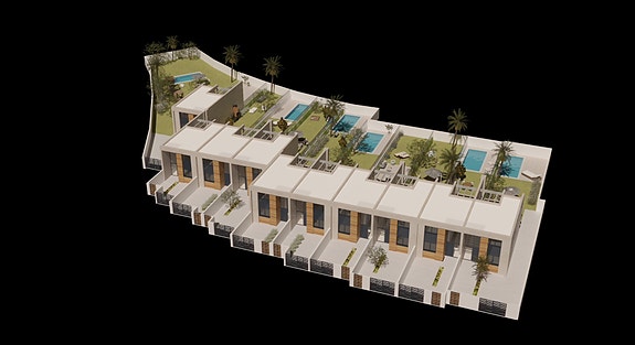 NYBYGG! Moderne rekkehus med 3 soverom og 2 bad | Stor uteplass med mulighet for basseng