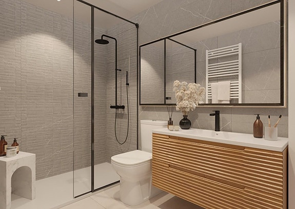 Bungalow med egen hage og underetasje - 3 soverom og 3 bad - Flott fellesområde!