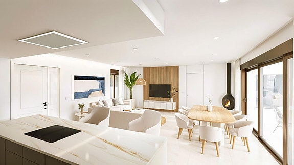 Moderne middelhavsvilla med basseng og stor solrik hage - Gangavstand til strand