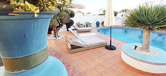 Eksklusiv villa med 3 soverom, saltvannsbasseng og havutsikt – Los Dolses, Orihuela Costa