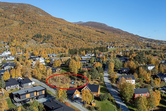 Oversiktsbilde med markering