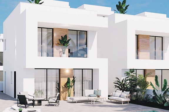 Gå til La Zenia-stranden | Moderne villa med privat basseng | 3 eller 4 soverom og 3 bad