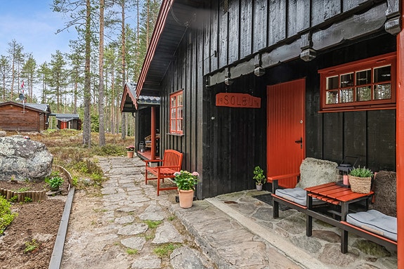 Velkommen til Blåberstien 12 i idylliske omgivelser på Finnskogen.