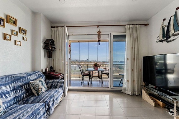 Leilighet med 3 soverom og spektakulær havutsikt - Første linje i Playa Flamenca