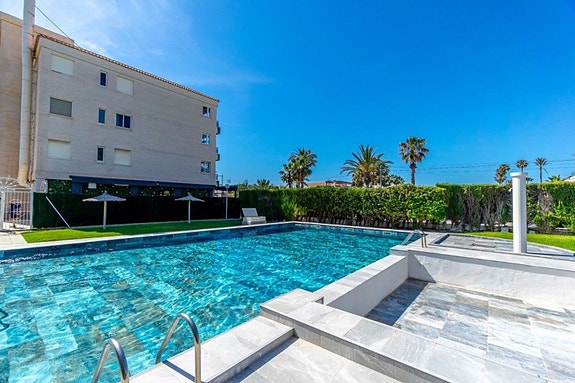 Leilighet med 3 soverom og spektakulær havutsikt - Første linje i Playa Flamenca