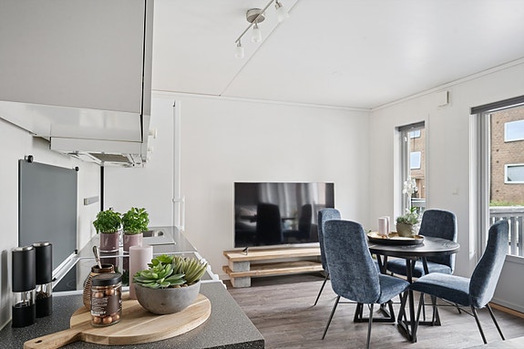 Leiligheten fremstår meget delikat!