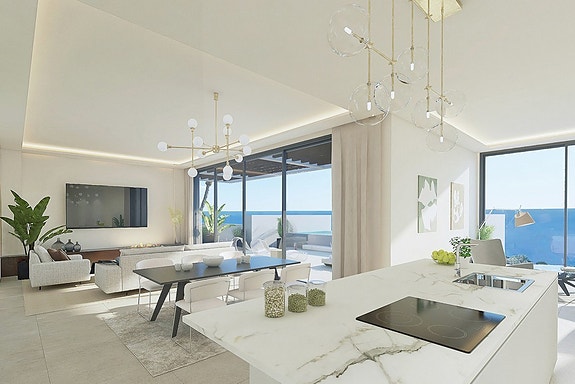 Nyhet! | UTSIKTSVILLA i Benalmadena | 4 soverom + 4 bad | Stor terrasse med basseng