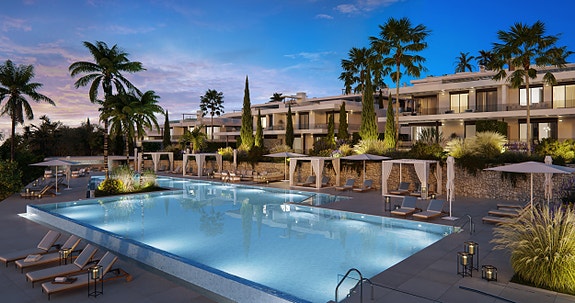 LUKSUS I MARBELLA | 3 soverom | Takterrasse med basseng | Eksklusive fellesområder