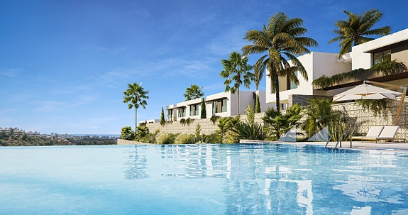 LUKSUS I MARBELLA | 3 soverom | Takterrasse med basseng | Eksklusive fellesområder