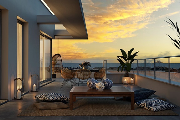 MÅ SEES |  5-roms PENTHOUSE | Utsikt | Flotte fellesområder