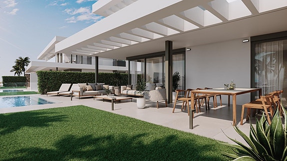 Eksklusiv bolig med 5 soverom, privat basseng og havutsikt - Luksus ved Santa Clara Golf, Marbella