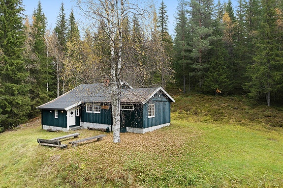 Velkommen til en sjarmerende hytte i Nedre Tørkopplia 2, presentert av Bendik Blumenthal v/ Nordvik Eiendomsmegling.