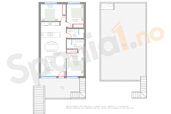 NYHET! Moderne leilighet med 3 soverom, takterrasse og felles basseng - Høy standard med Miele-kjøkken