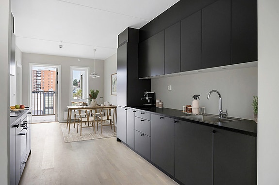 Velkommen til Skårersletta 50A! Bilde er digital møblert.