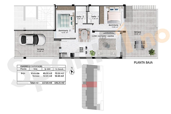 Plantegning leilighet