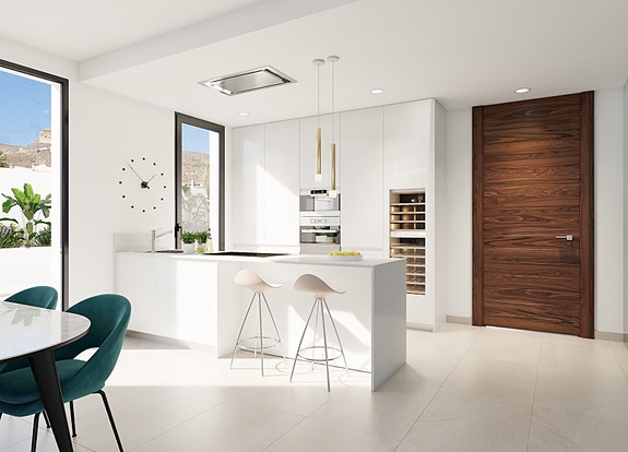 Ny eksklusiv villa i Sierra Cortina | 3 soverom og 3 bad | Stor tomt med basseng | Takterrasse og parkering