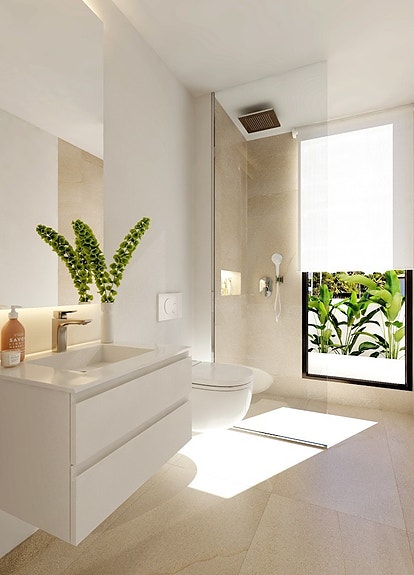 Ny eksklusiv villa i Sierra Cortina | 3 soverom og 3 bad | Stor tomt med basseng | Takterrasse og parkering