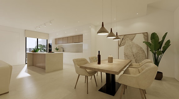 Ny lekker villa med 3 soverom og 2 bad - Privat basseng, takterrasse og solrike uteplasser