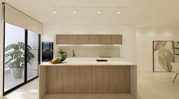 Ny lekker villa med 3 soverom og 2 bad - Privat basseng, takterrasse og solrike uteplasser